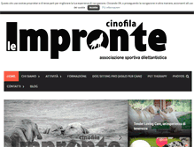 Tablet Screenshot of leimpronte.org